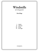 Windmills: Music for String Quartet Mvt I. Airglow P.O.D cover